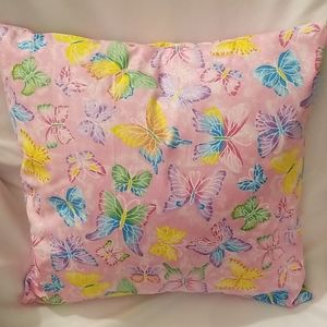 Home Decor Butterfly Covered Pillow